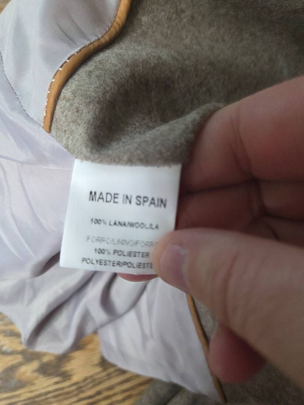 NWT Cordings Taupe Loden Huxton Jacket sz 6/US 2 - Picture 6 of 6